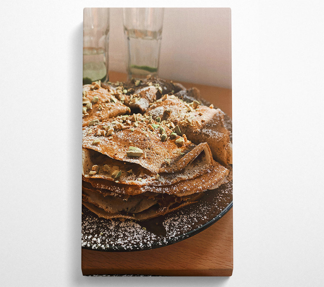  A Canvas Print of Golden Brown Crepes Canvas Art