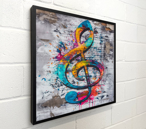 Blue Treble Clef Symphony