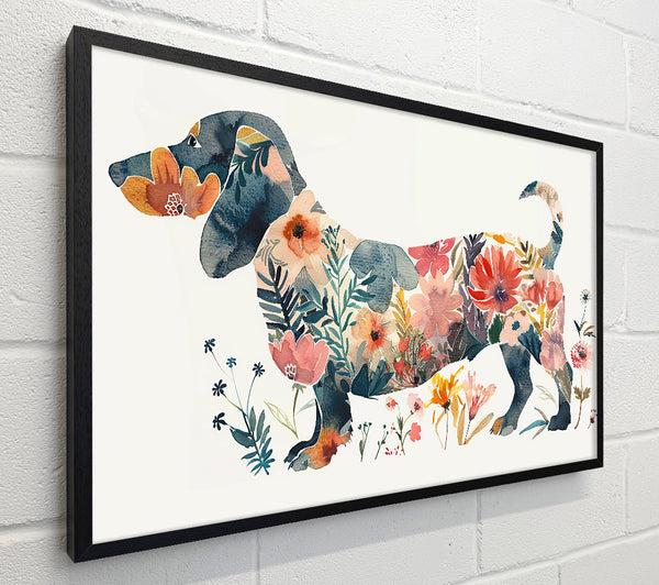 Flower Dachshund