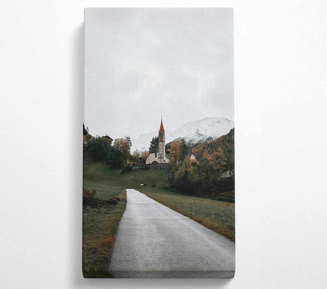  A Canvas Print of Grey Church Road Canvas Wall Art