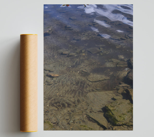 Watery Brown Patterns Giclee Print