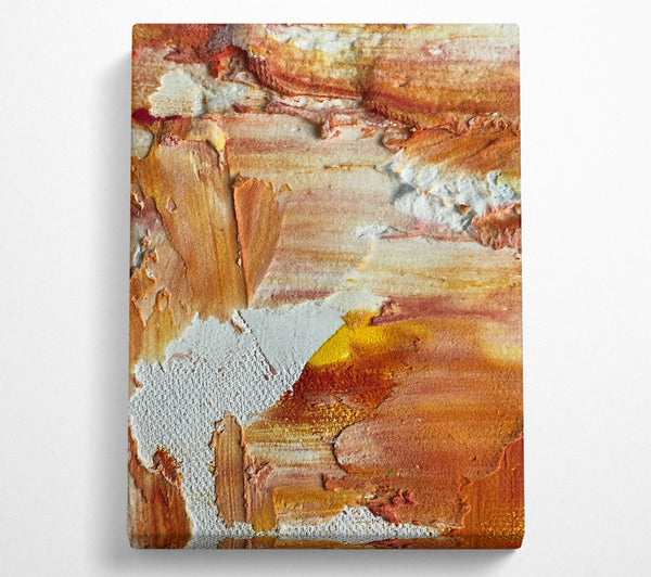  A Canvas Print of Golden Hues Of Earth Canvas Print