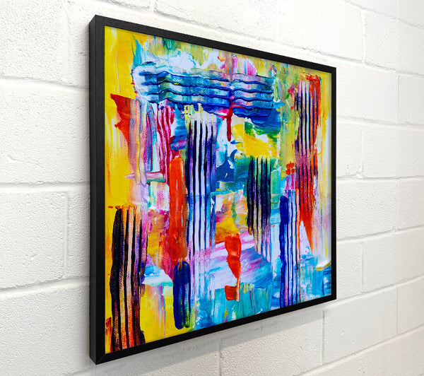 Yellow Abstract Stripes