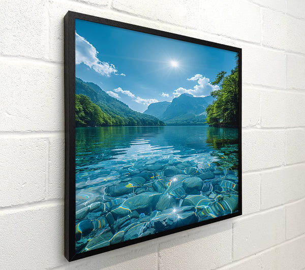 Aqua Mountain Reflections