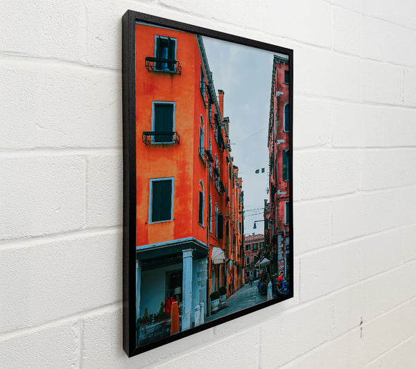 Orange Italian Alleyway