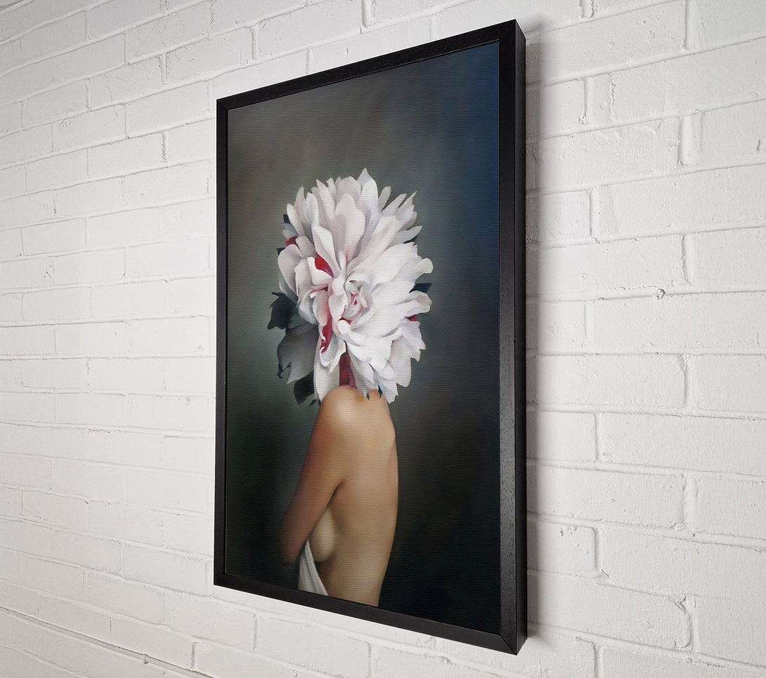  A Canvas Print of Flower Head Canvas Print