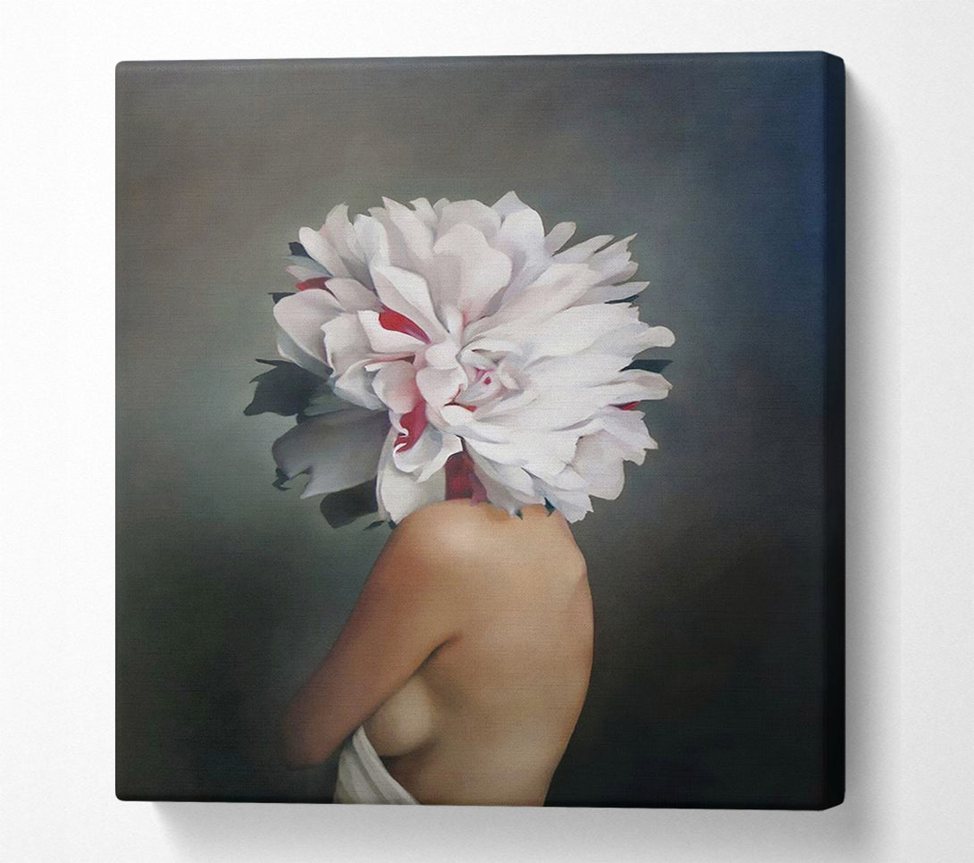  A Canvas Print of Flower Head Canvas Print