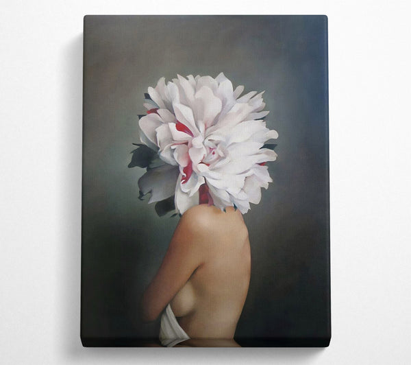  A Canvas Print of Flower Head Canvas Print