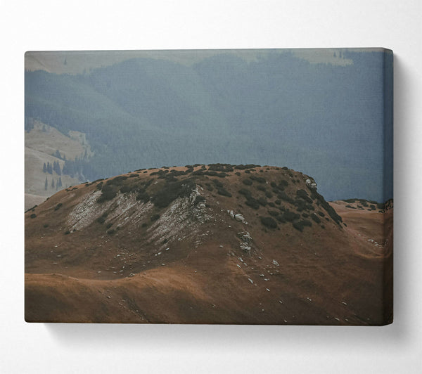  A Canvas Print of Brown Mountain Ridge Canvas Print