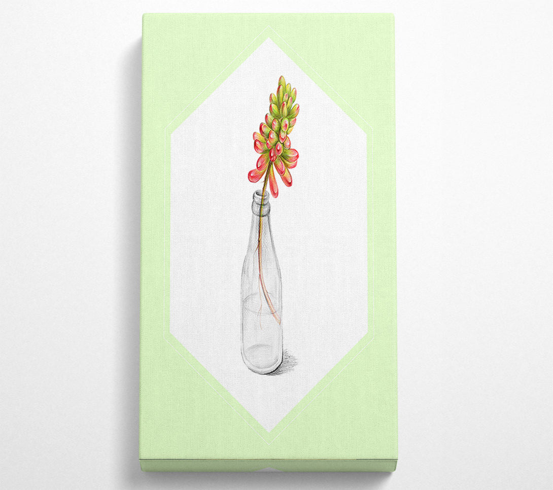  A Canvas Print of Flower In A Bottle Canvas Art