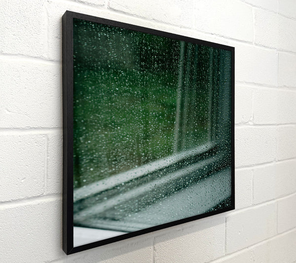 Green Window Rain