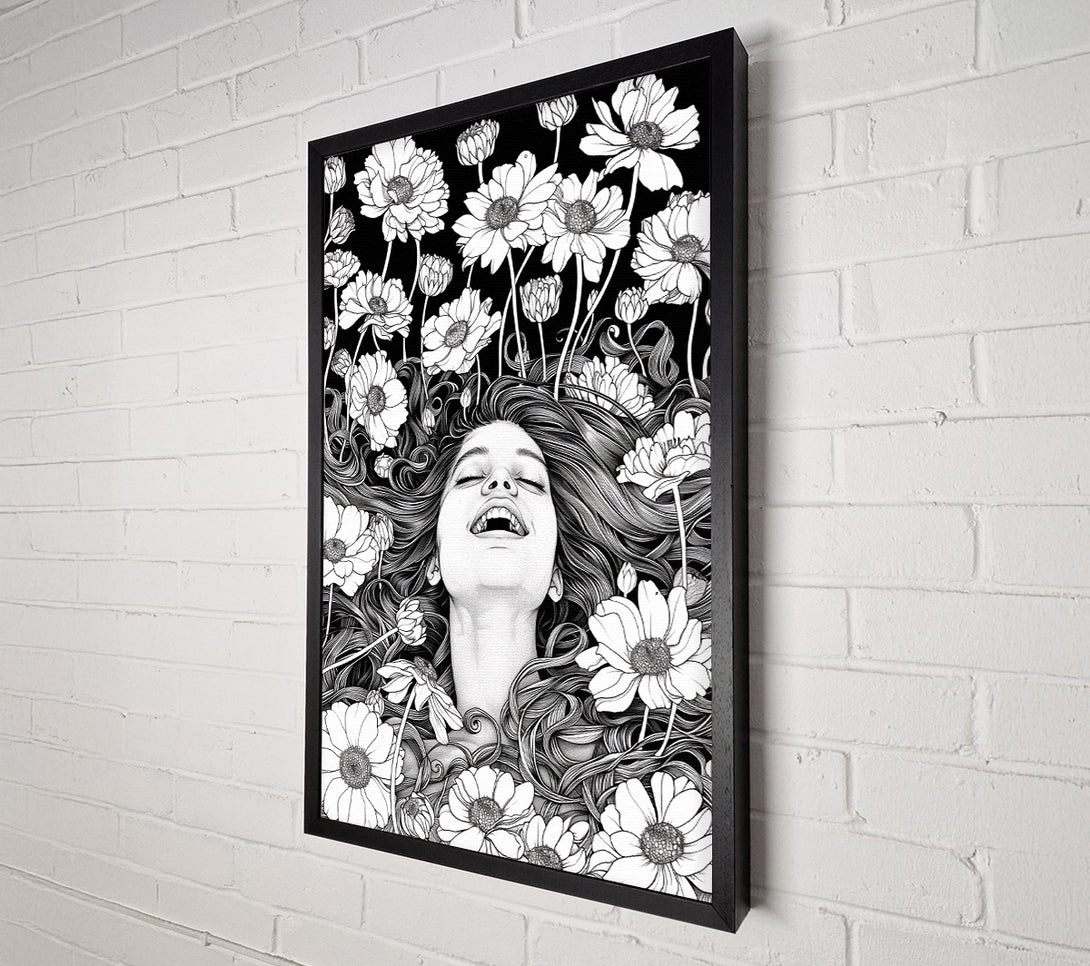  A Canvas Print of Flower Joy Canvas Wall Art