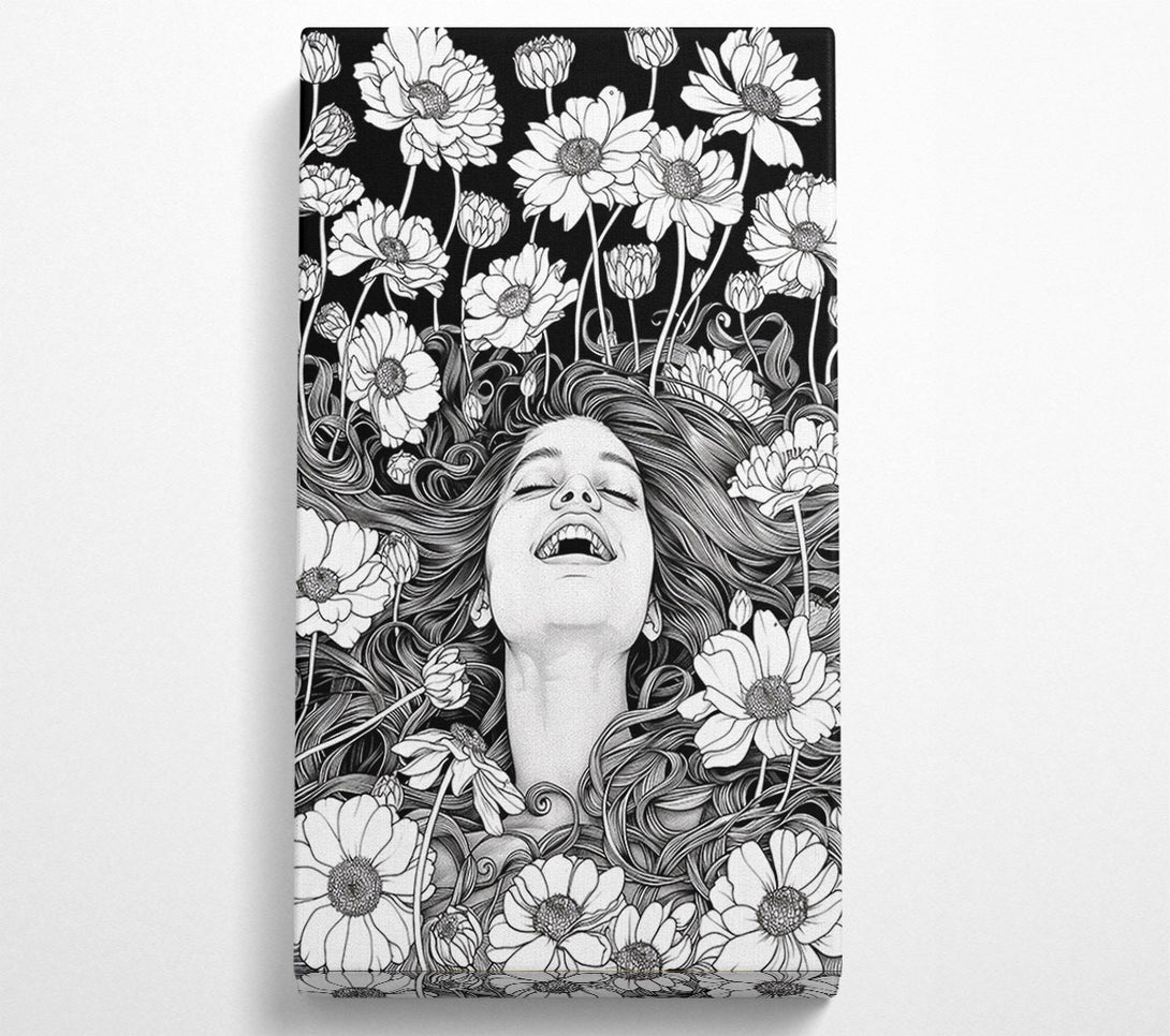  A Canvas Print of Flower Joy Canvas Wall Art