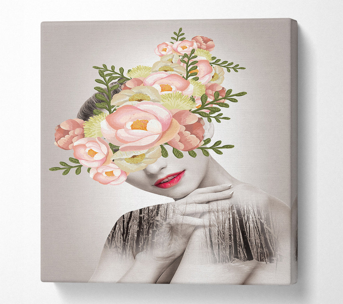  A Canvas Print of Flower Mind Canvas Art