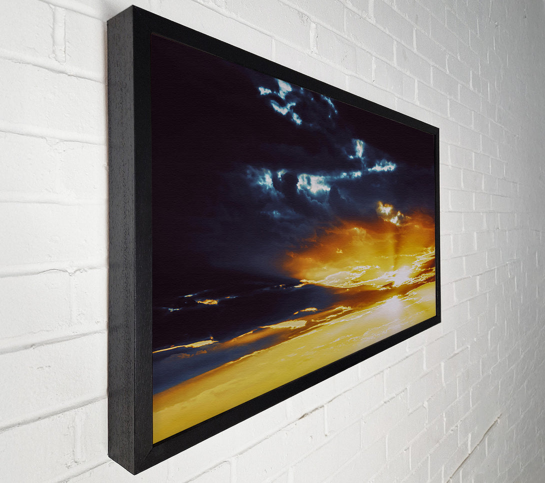  A Canvas Print of Golden Hour Gloom Canvas Wall Art