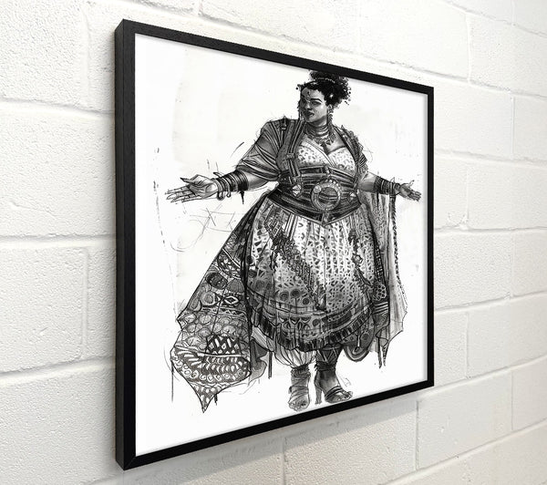White Tribal Queen