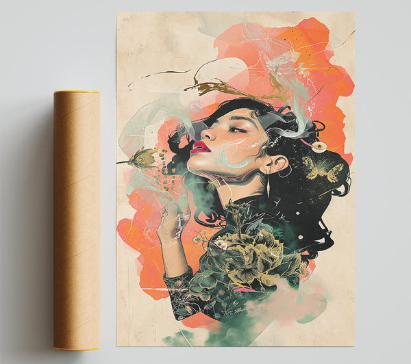 Coral Dream Escape Poster