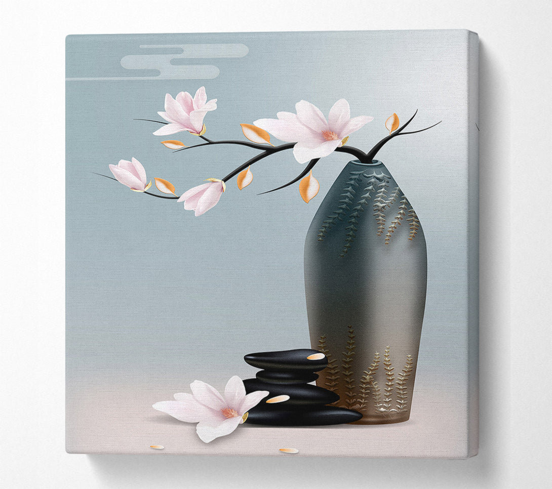  A Canvas Print of Flowers In Vase Canvas Art