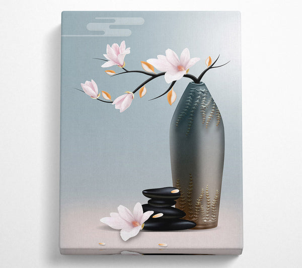  A Canvas Print of Flowers In Vase Canvas Art