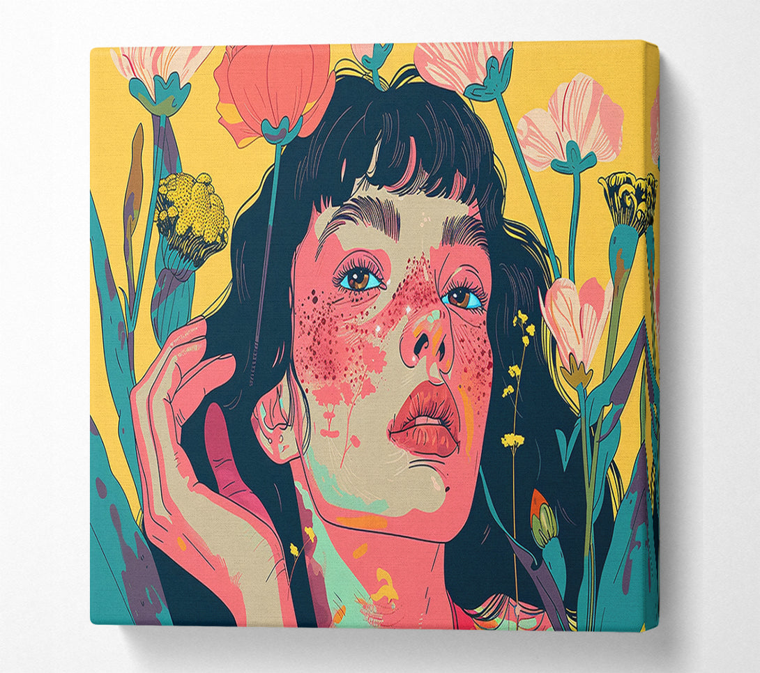 A Canvas Print of Flowers Of The Spring (1) Canvas Art