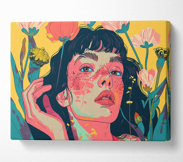  A Canvas Print of Flowers Of The Spring (1) Canvas Art