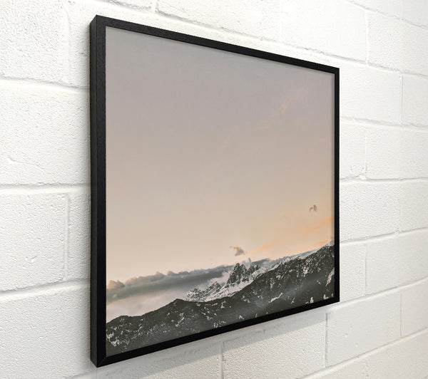 Pale Mountainscape