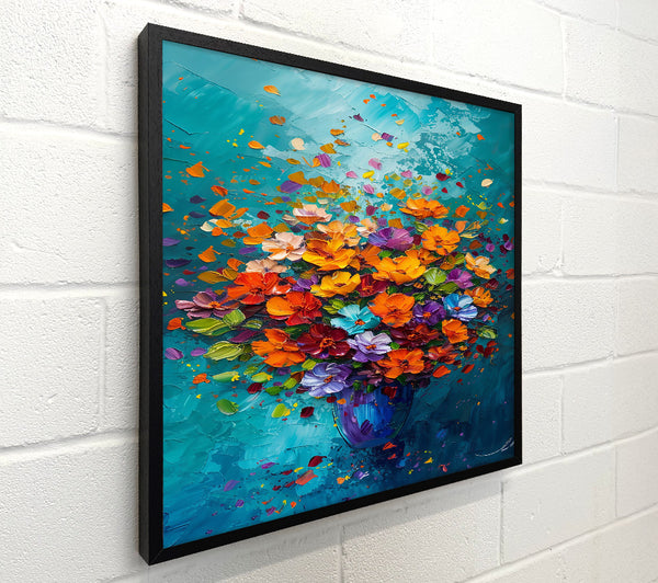 Teal Bouquet Burst
