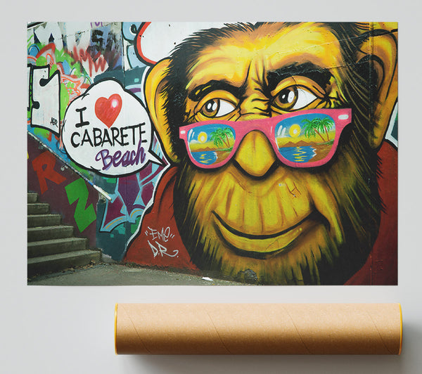 Yellow Beach Daydreamer Print