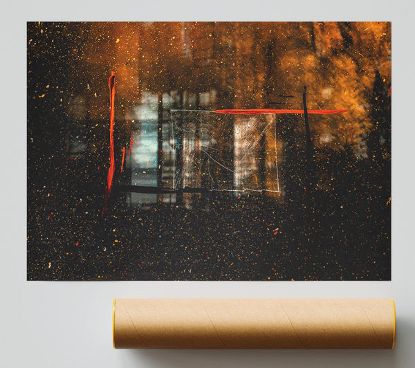 Orange Through The Glass Giclee Print