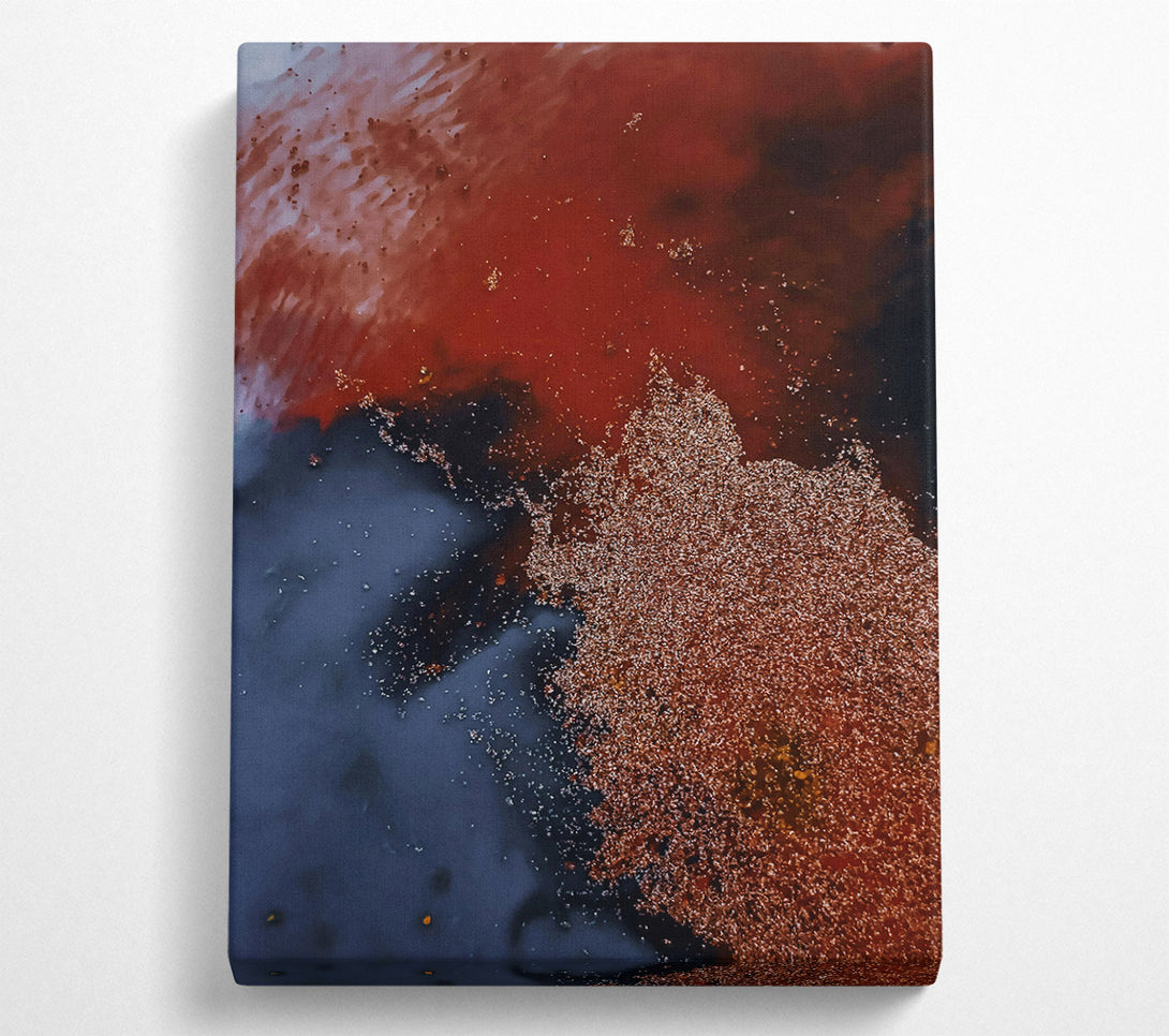  A Canvas Print of Crimson Cosmic Dance Canvas Art