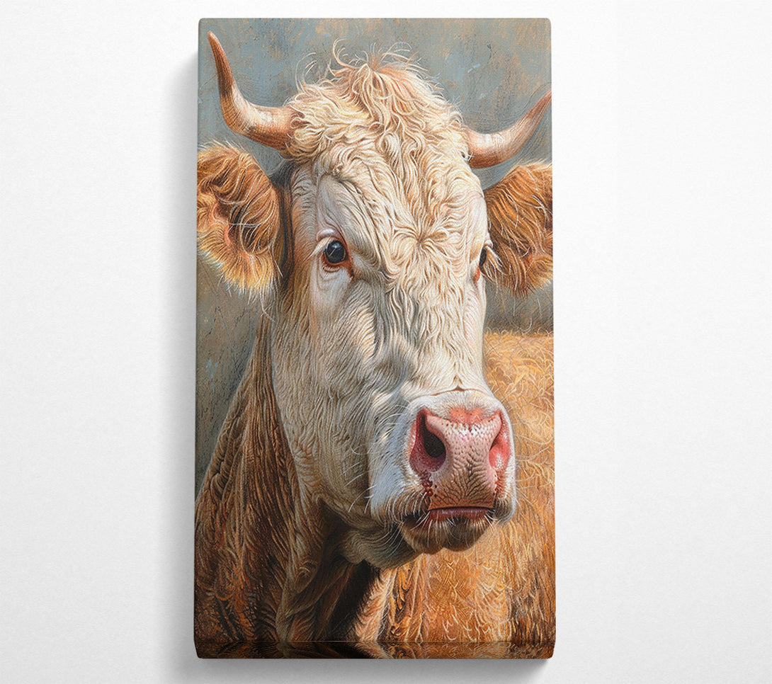  A Canvas Print of Fluffy Cow Canvas Wall Art