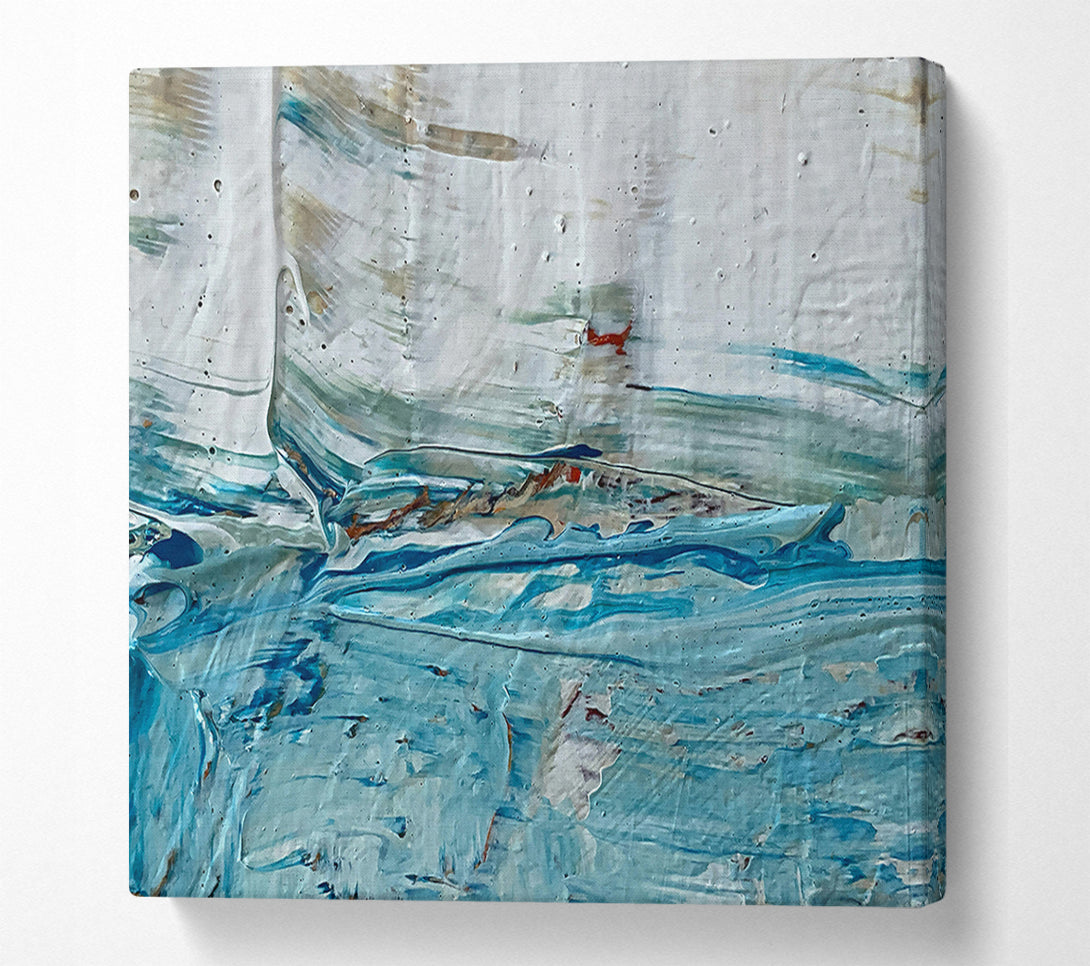  A Canvas Print of Azure Horizon Hues Canvas Wall Art