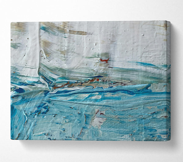  A Canvas Print of Azure Horizon Hues Canvas Wall Art
