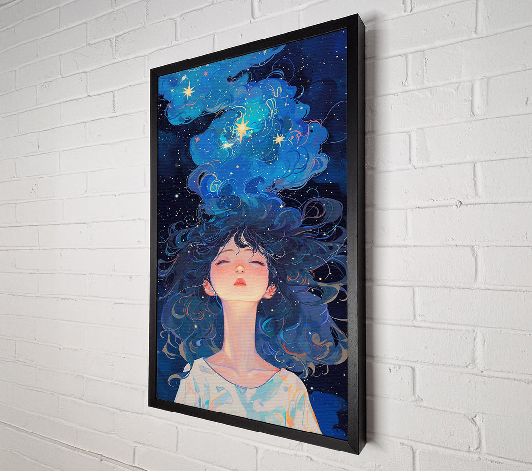  A Canvas Print of Azure Dreamscape Canvas Print