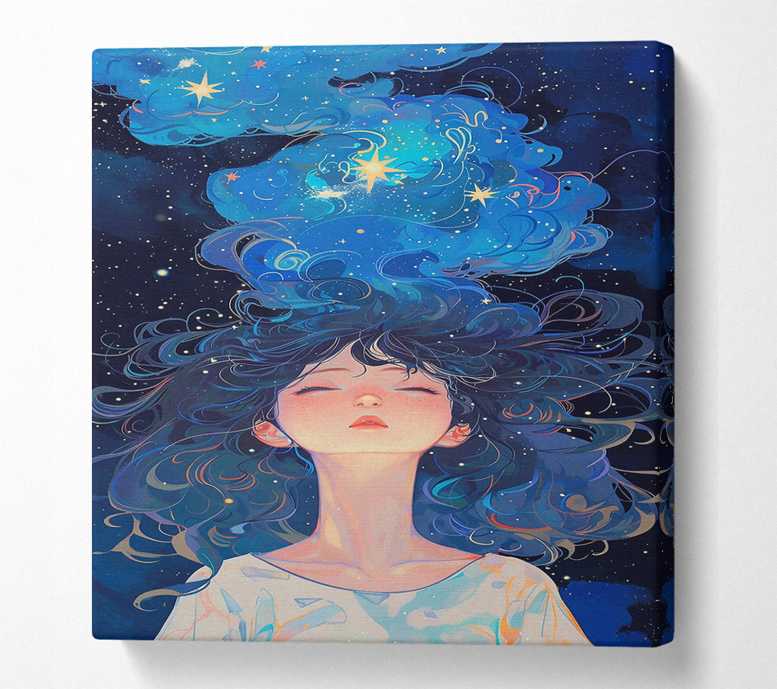  A Canvas Print of Azure Dreamscape Canvas Print