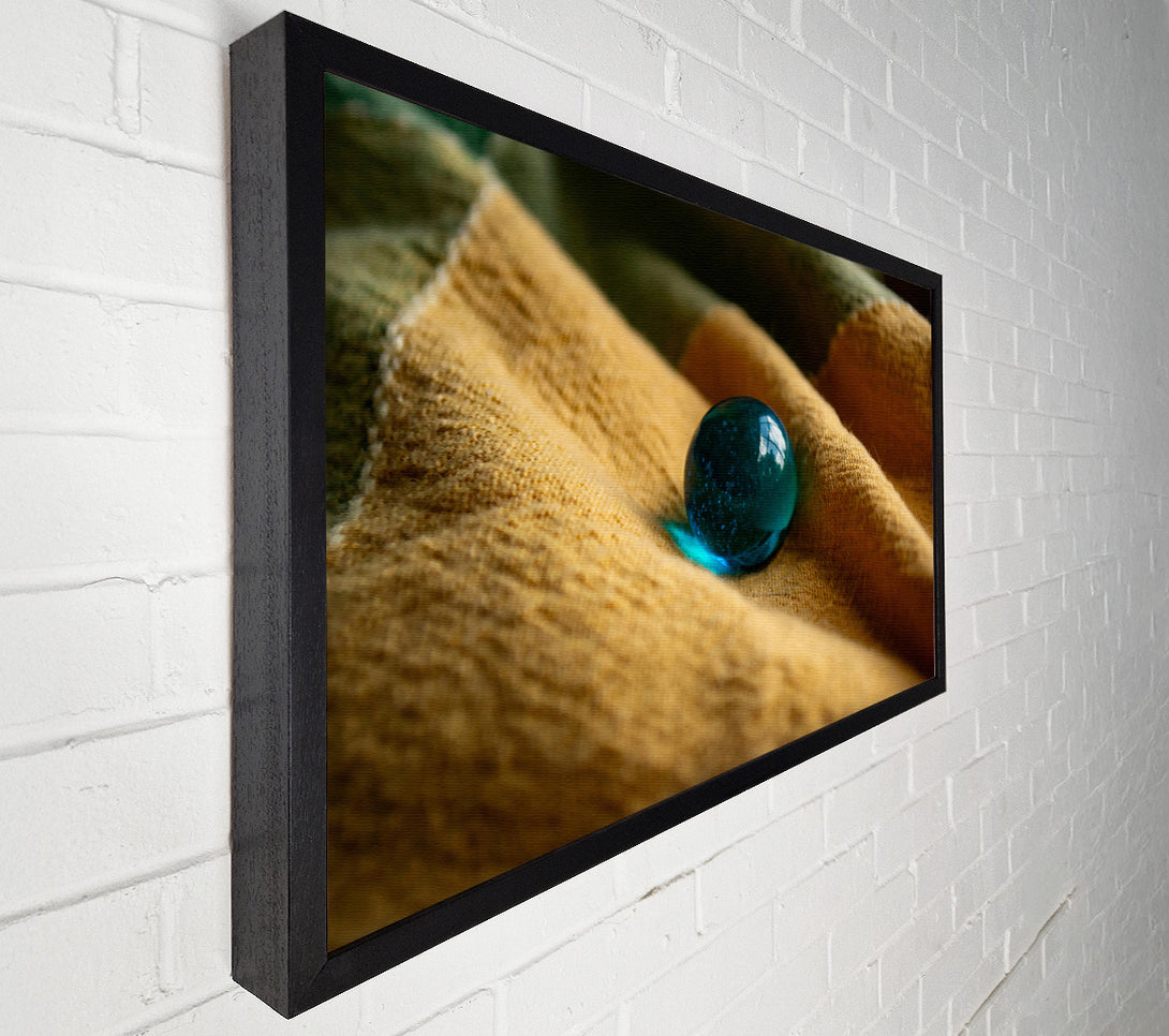  A Canvas Print of Azure On Linen Canvas Wall Art