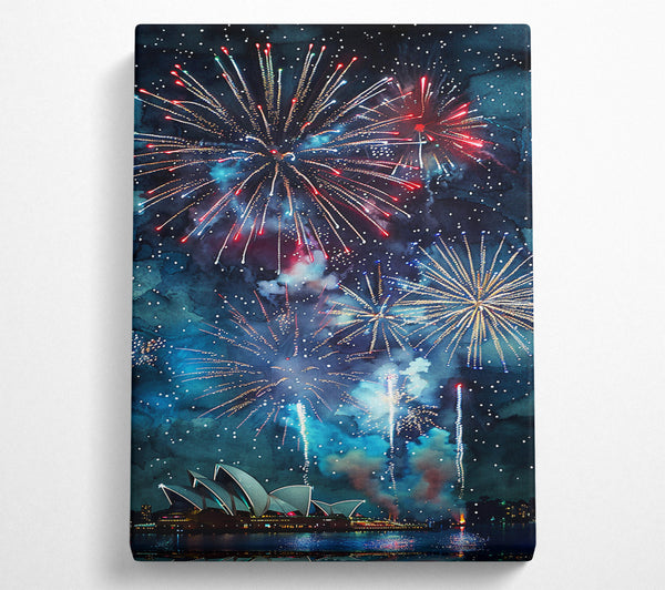 Blue Sky Fireworks Show