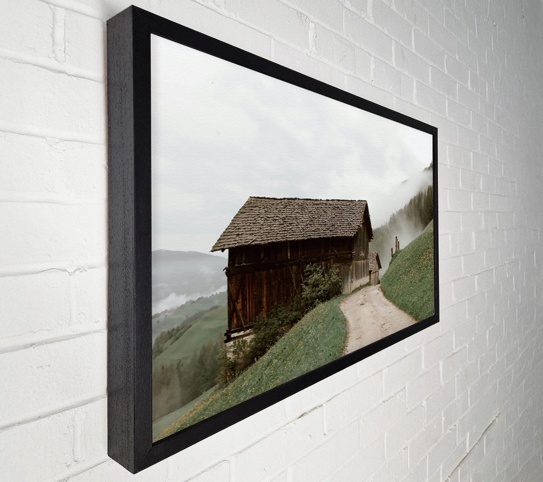  A Canvas Print of Brown Mountain Mist Canvas Art