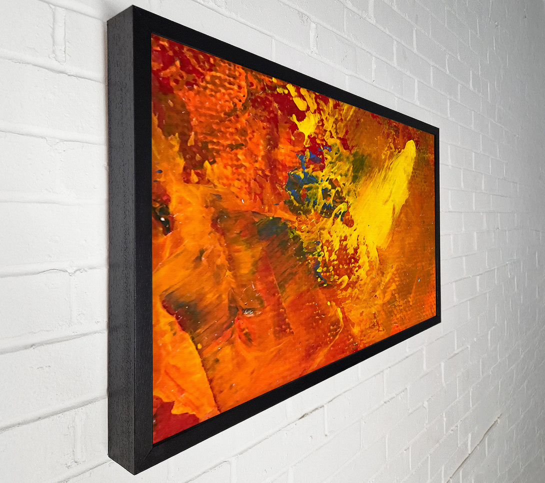  A Canvas Print of Golden Burst Of Color Canvas Art