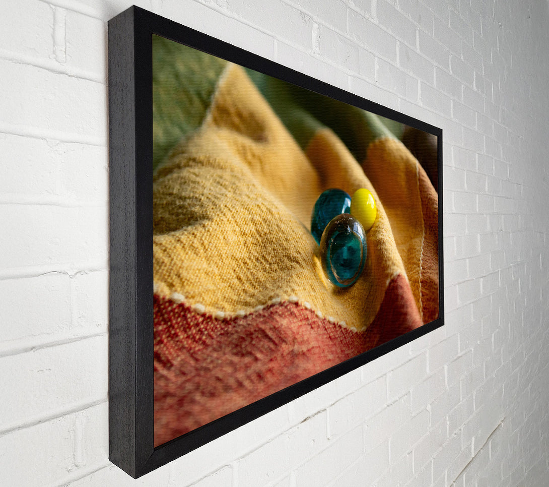  A Canvas Print of Teal Glass Reflections Canvas Wall Art