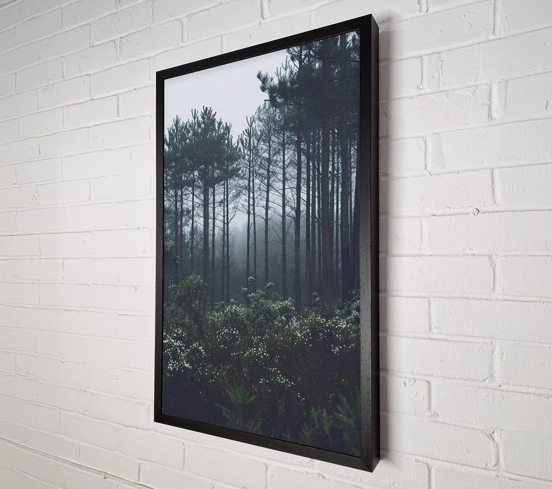  A Canvas Print of Forest Greys Canvas Wall Art