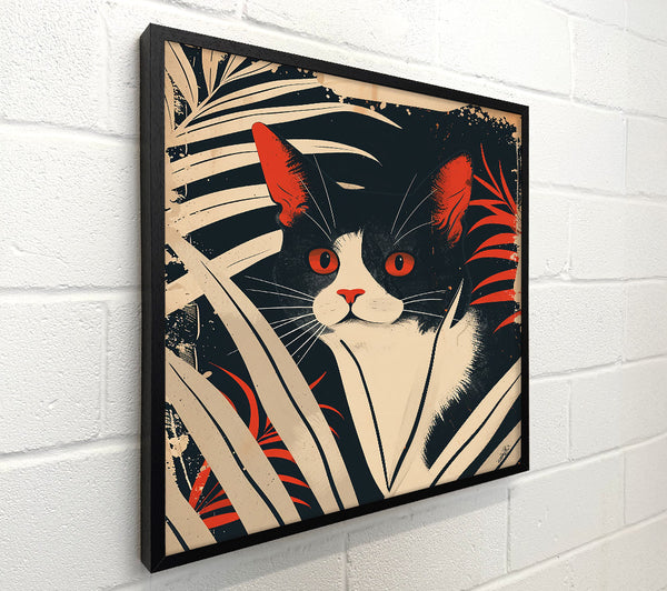 Red Feline Gaze