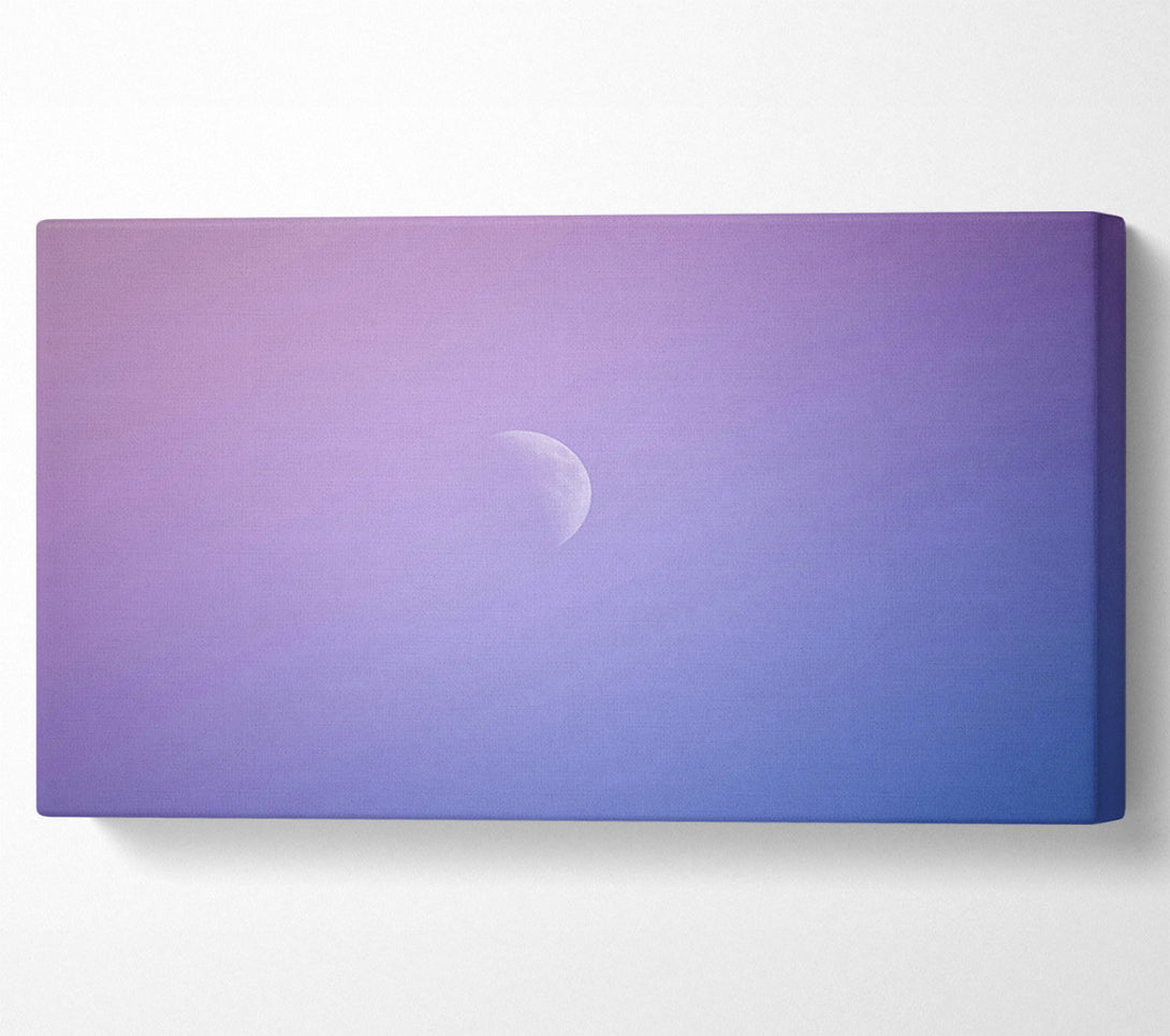  A Canvas Print of Lavender Moon Glow Canvas Wall Art