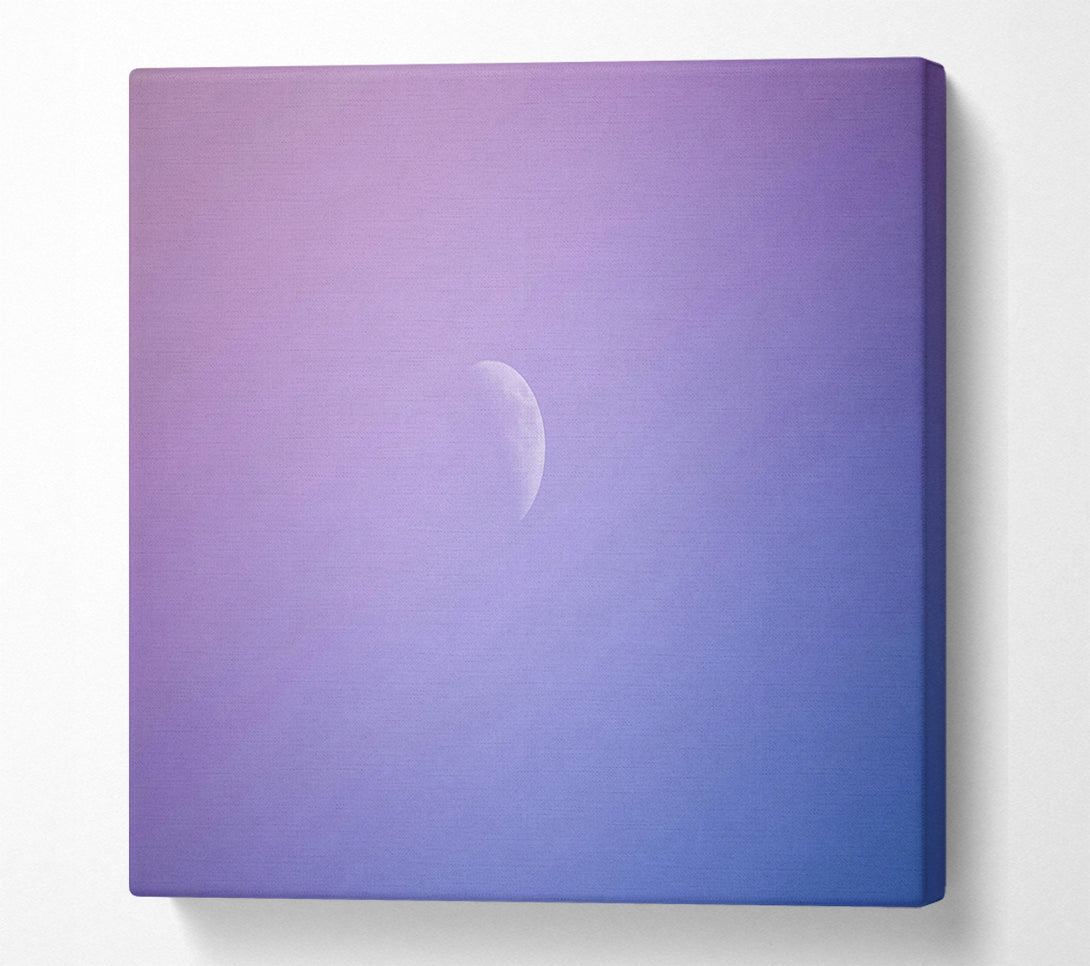  A Canvas Print of Lavender Moon Glow Canvas Wall Art