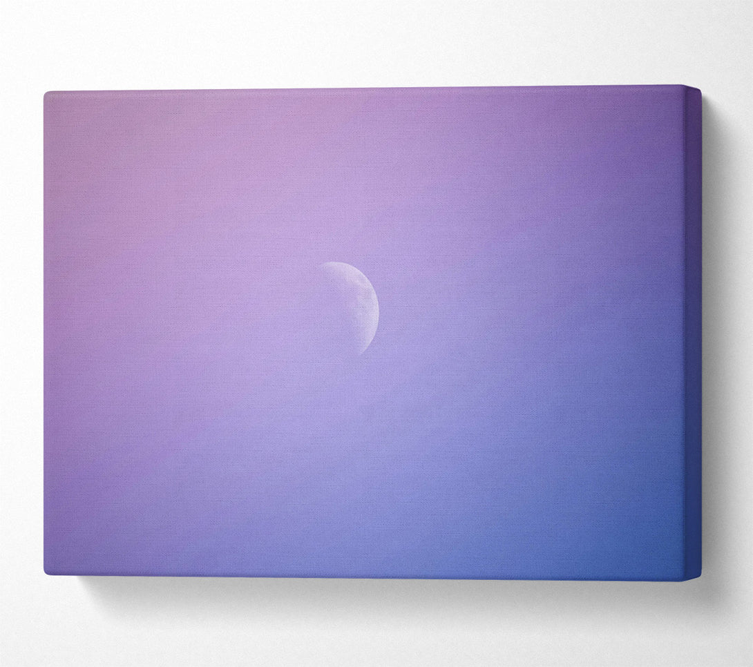  A Canvas Print of Lavender Moon Glow Canvas Wall Art