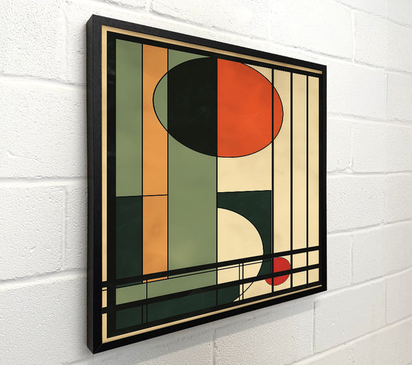 Orange And Green Geometry