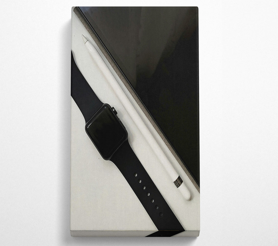  A Canvas Print of White Still Life Canvas Wall Art