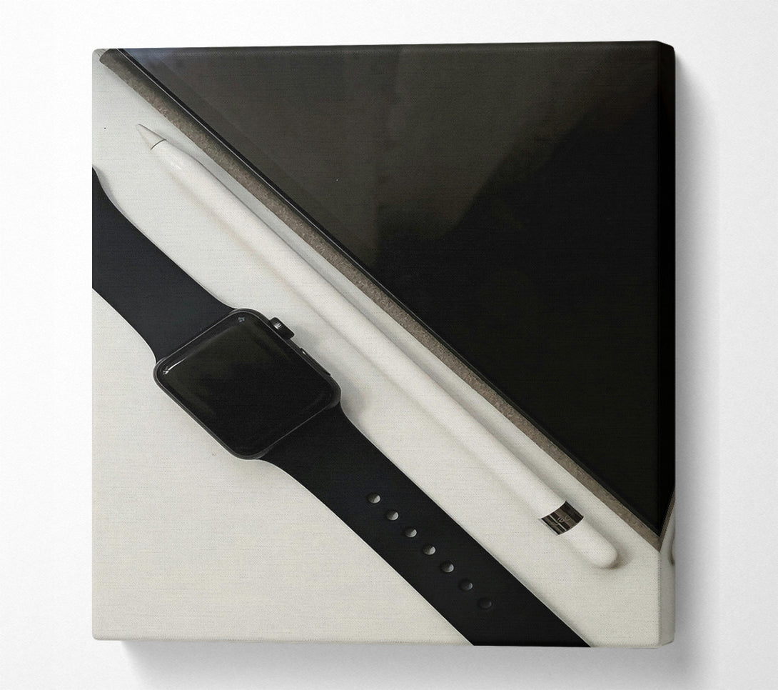  A Canvas Print of White Still Life Canvas Wall Art