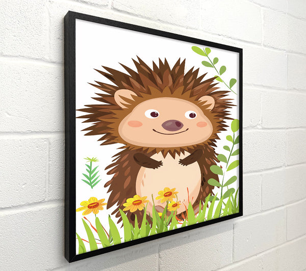 Brown Hedgehog Smiles