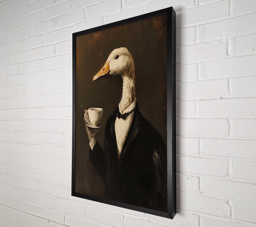  A Canvas Print of Formal Goose Canvas Wall Art
